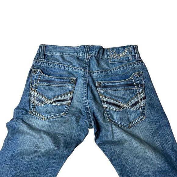 Y2K Royal Denim Jeans 31x30 - Picture 5 of 7